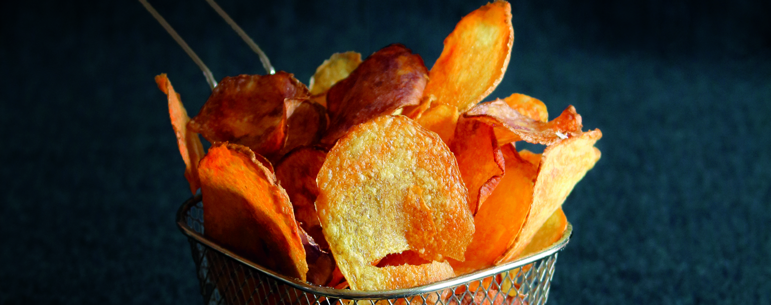 chips di patate in friggitrice ad aria